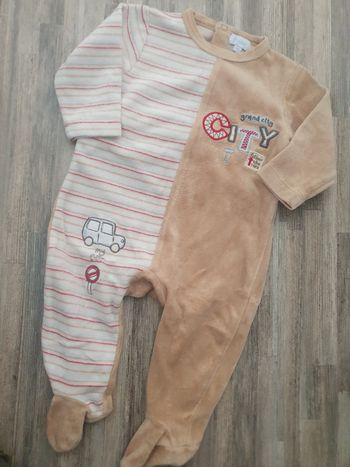 Pyjama velours 6 mois
