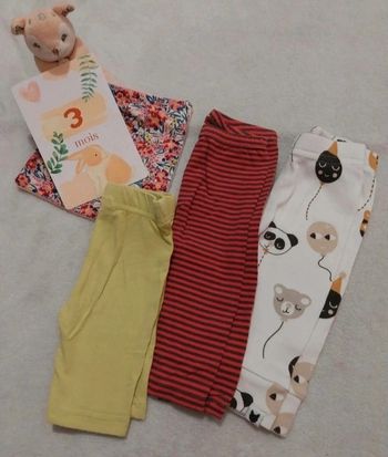 Lot 3 legging 3 mois
