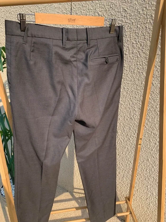 Pantalon droit IKKS gris - photo numéro 6