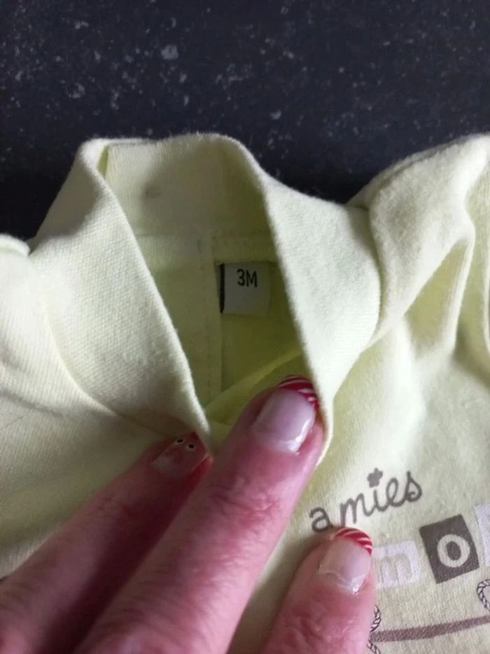 Ensemble 3 mois tee shirt avec legging jupe - photo numéro 6