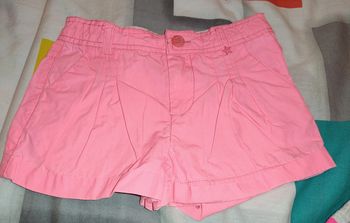 short rose fluo taille réglable TAO