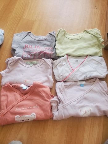 Lot 6 body manche longue 6mois