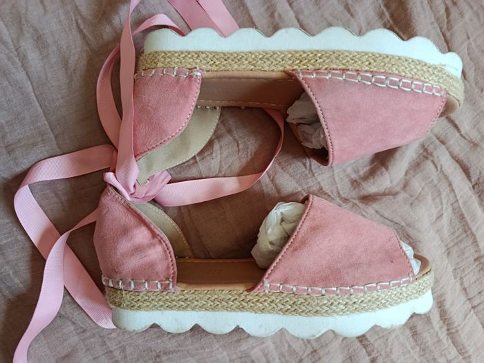 Chaussures femme été en 38 Fashion rose - photo numéro 5