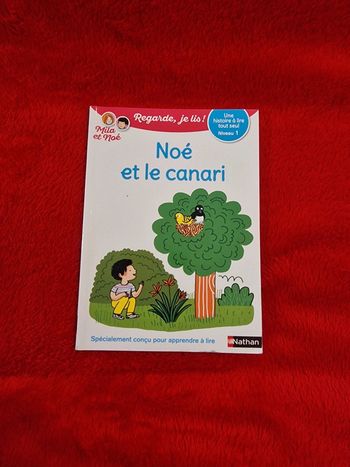 Livre regarde je lis mila et noé, noé et le canari