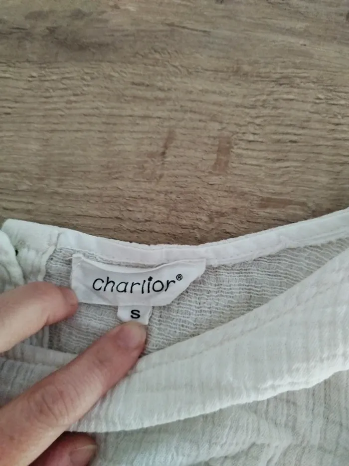 Blouse gaze de coton S - photo numéro 3