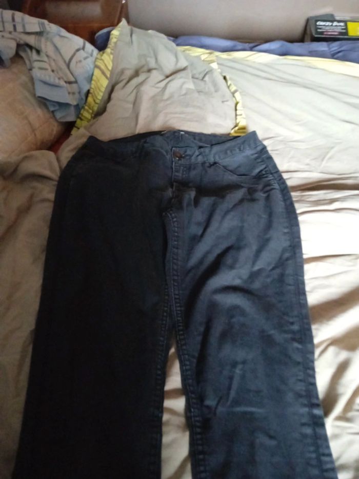 Jeans Promod taille 42 couleur gris noir - photo numéro 2