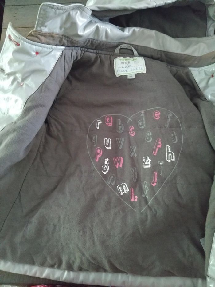 Verbaudet imperméable trench capuche ciré gris t 3 ans - photo numéro 5