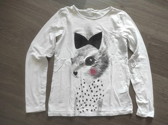 Tee-shirt manches longues fille 10 ans
