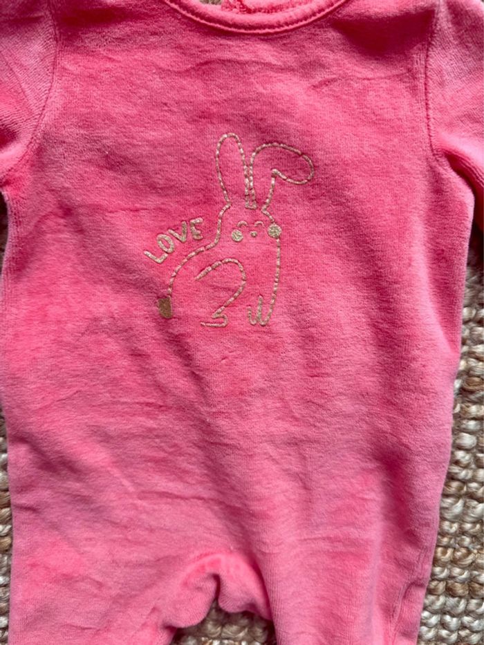 Pyjama velours TAO Naissance / 50cm - photo numéro 2