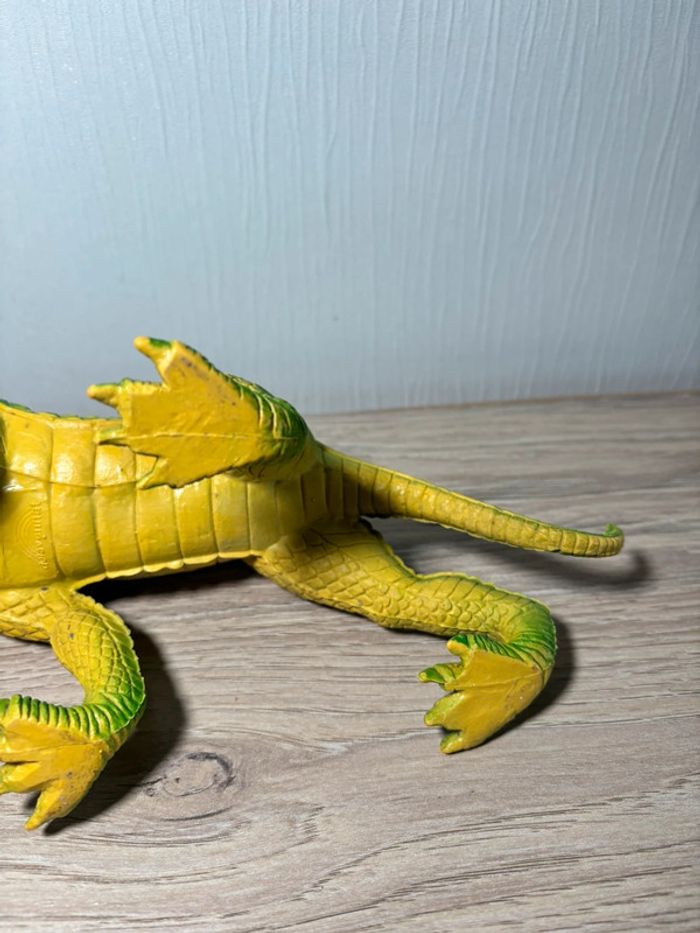 Monstre hydre vintage jouet figurine Conan le Barbare Dragon Toy Green/Yellow Delavennat Remco 1984 - photo numéro 8