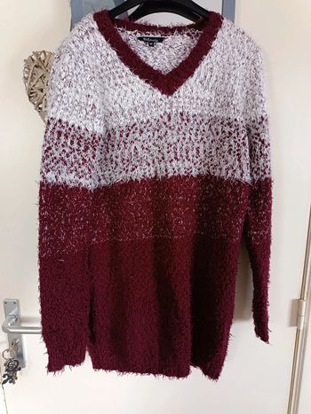 Robe pull bordeaux taille M