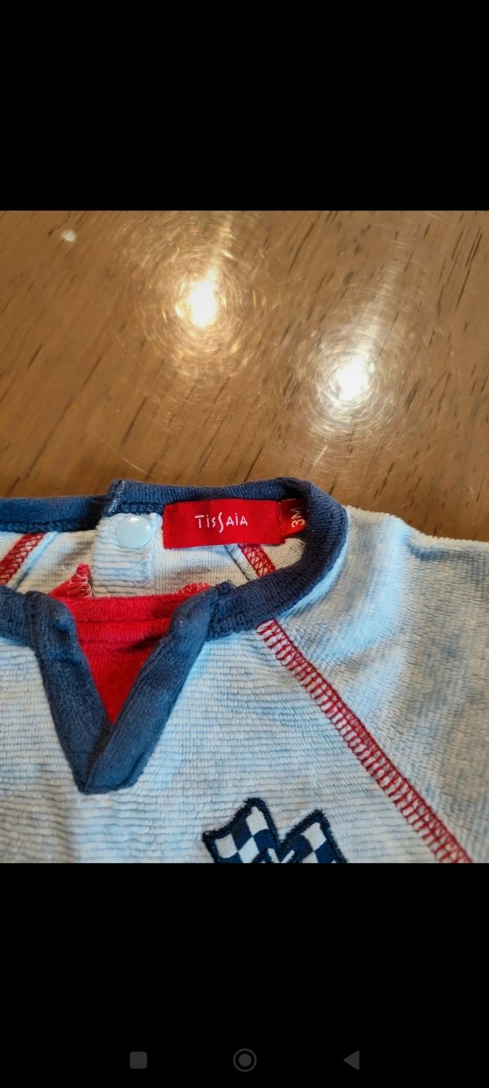 4 pyjamas garçon  en velours 3 mois - photo numéro 8