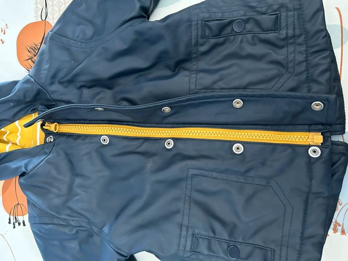 Parka enfant garçon 18 mois, cirée marin, Kiabi, - photo numéro 3