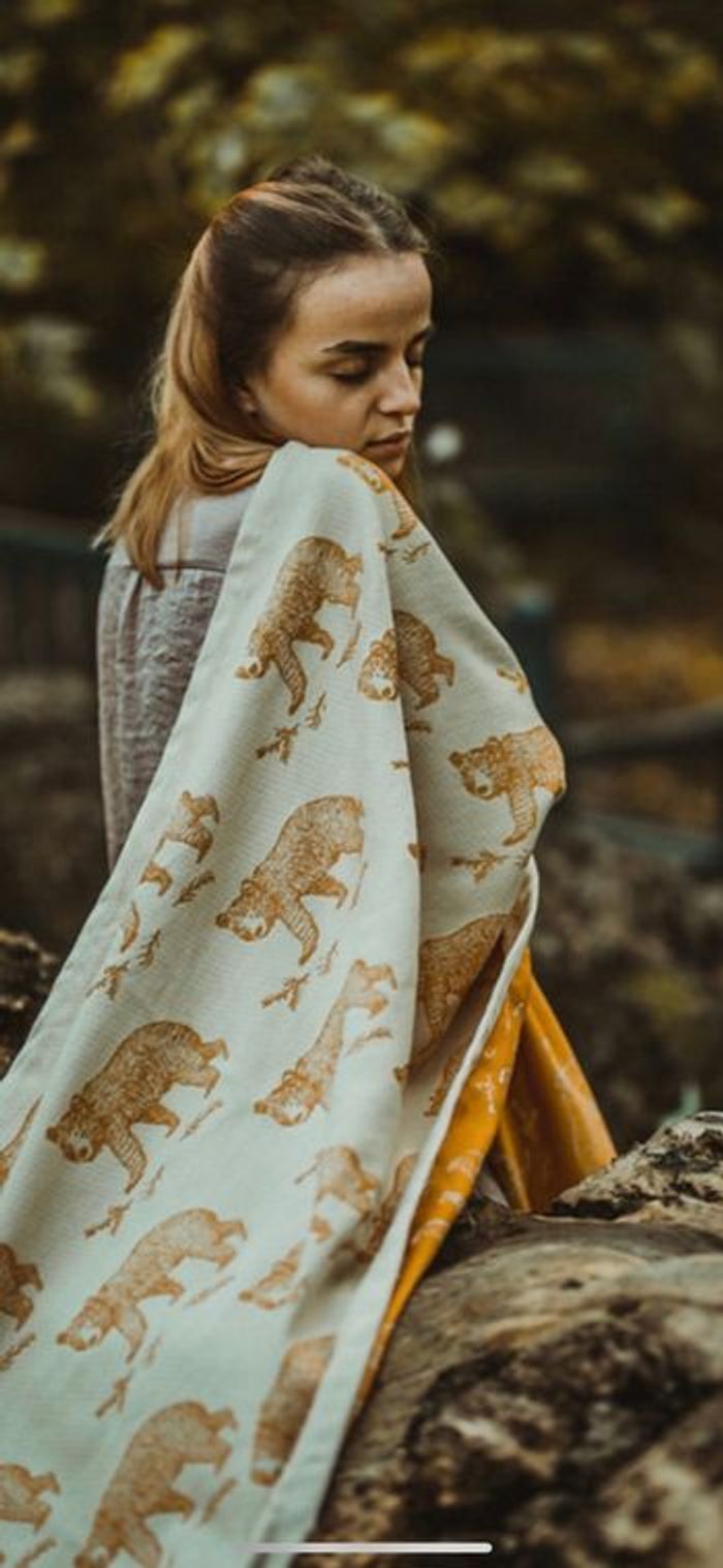 Écharpe de portage de la marque Roar modèle     Les oursons - Moutade au miel  Neuve Taille 5 - photo numéro 4