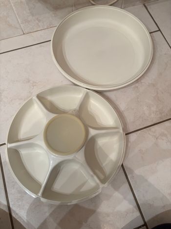 Plateau apéritif Tupperware vintage