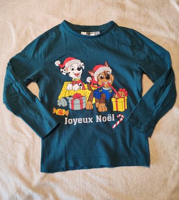 T-shirt pat'patrouille noël 