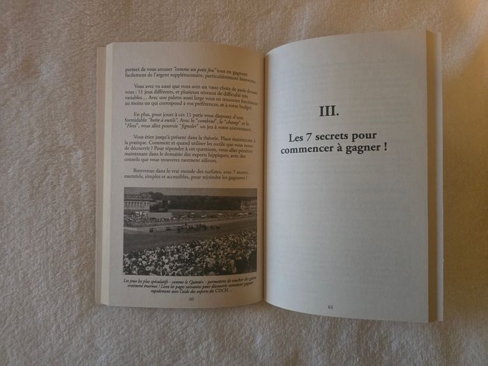 Livre "Les 7 secrets pour gagner plus grâce aux courses hippiques". - photo numéro 3