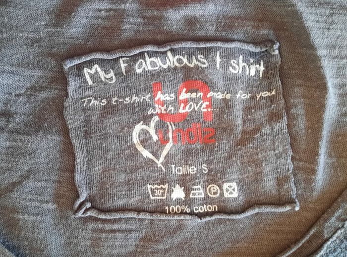 T-shirt bleu - photo numéro 3