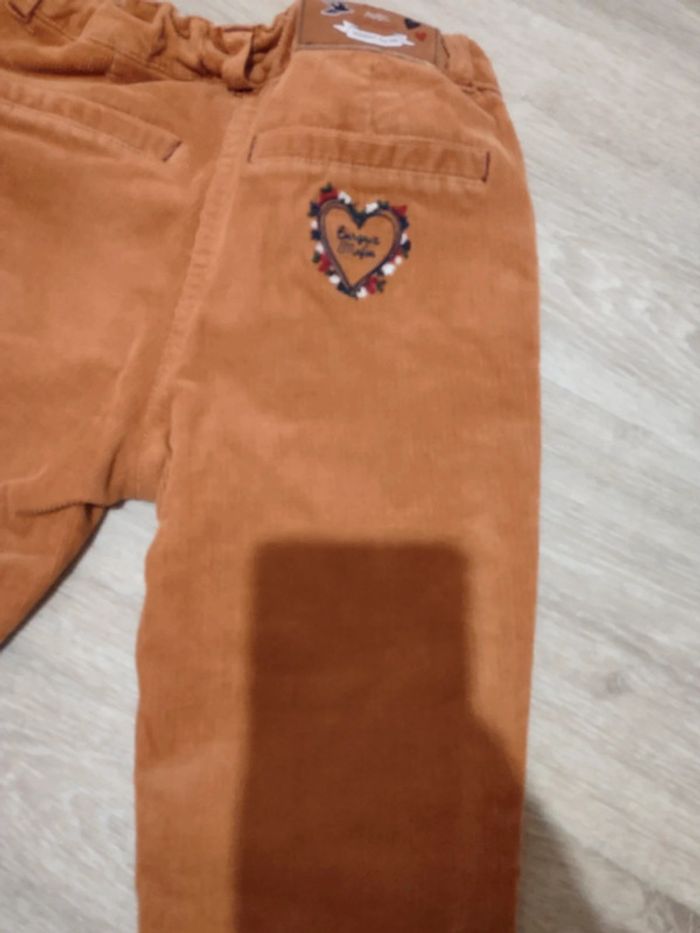 Pantalon en velours Camel Sergent major - photo numéro 4