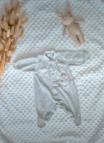 Pyjama naissance gris