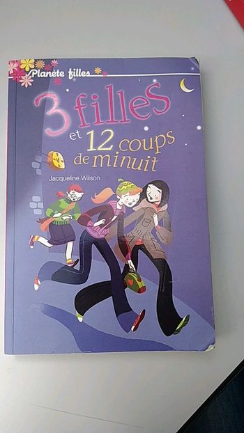 Livre pour enfants 3 filles et 12 coups de minuit