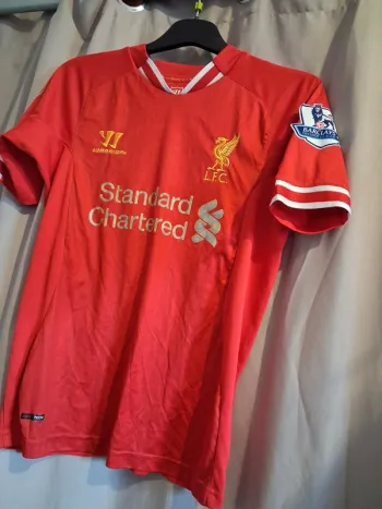Maillot Liverpool FC domicile 2013/14 Luis Suárez #7 Warrior Taille YL (146)