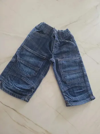 Bermuda jean Vertbaudet