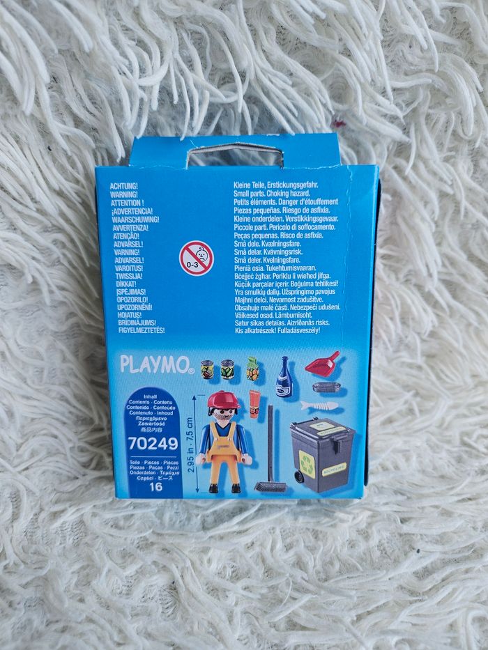 Jouet - jeux de construction playmobil 70249 agent d'entretien de la voirie - Neuf - photo numéro 2