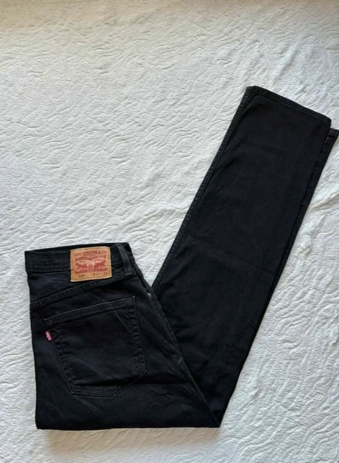 Jean Levi’s homme 559 Relaxed Straight droit noir W32 L/42 L34