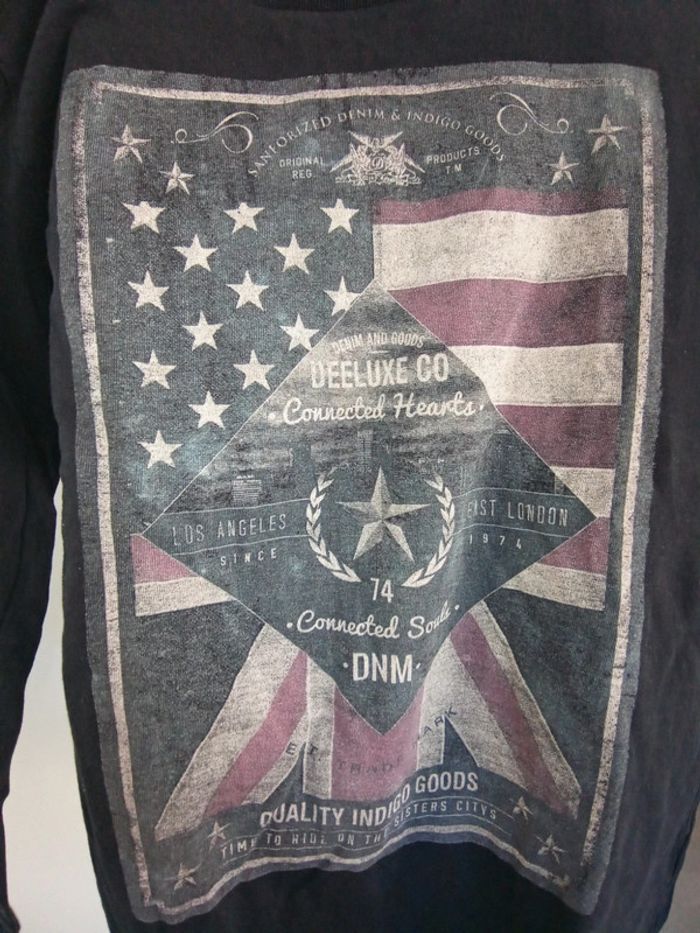 Tee shirt manches longues deeluxe 12 ans - photo numéro 3