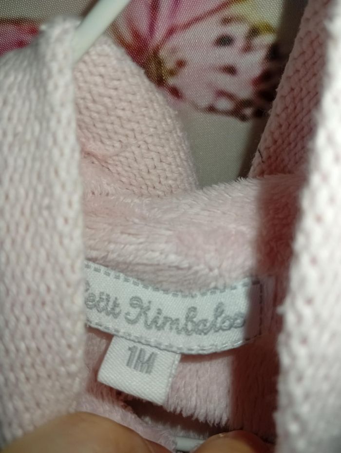 Gilet epai fille Kimbaloo rose taille 1 mois / 56 cm - photo numéro 2