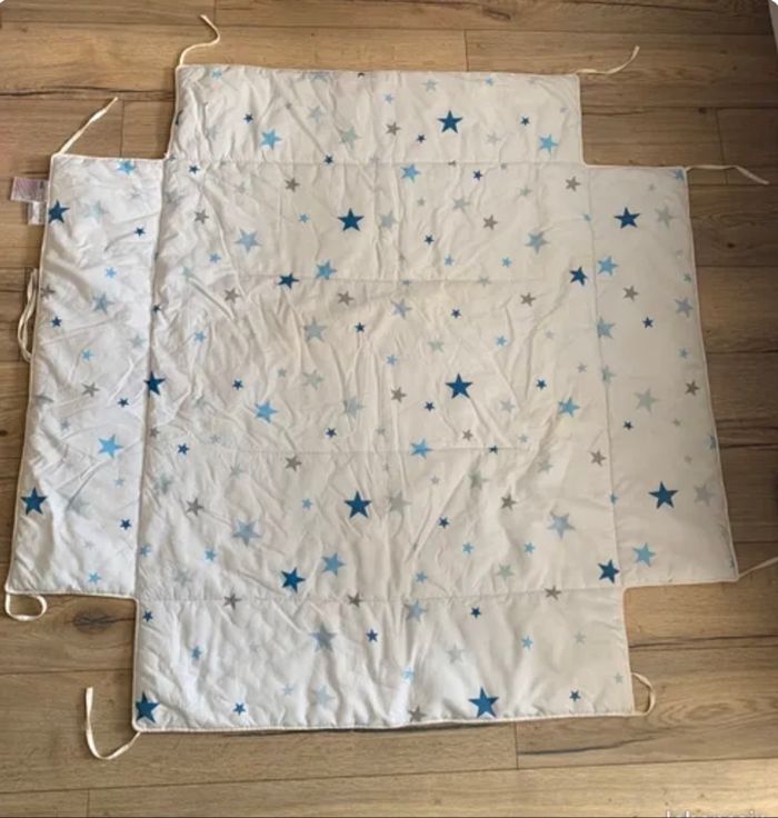 Lot naissance chaise haute, parc+ tour de parc, lit parapluie + matelas et draps housse - photo numéro 7