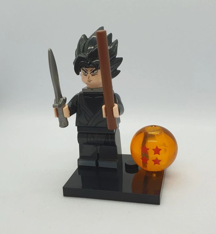 🐉Figurine Dragon Ball Super - Black Goku - (Style Lego)🐉 - photo numéro 3