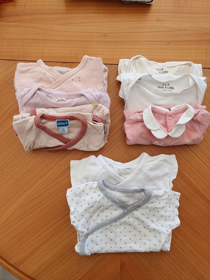 8 Bodies manches longues et courtes