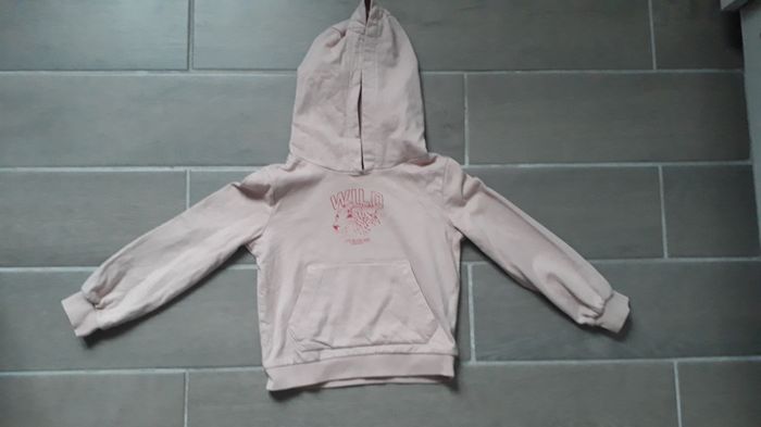 Sweat a capuche rose Kiabi 6 ans