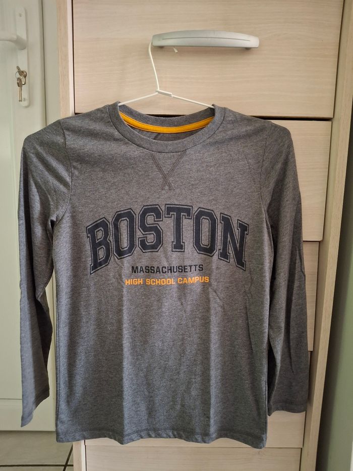 Tee shirt gris 10 ans - photo numéro 4