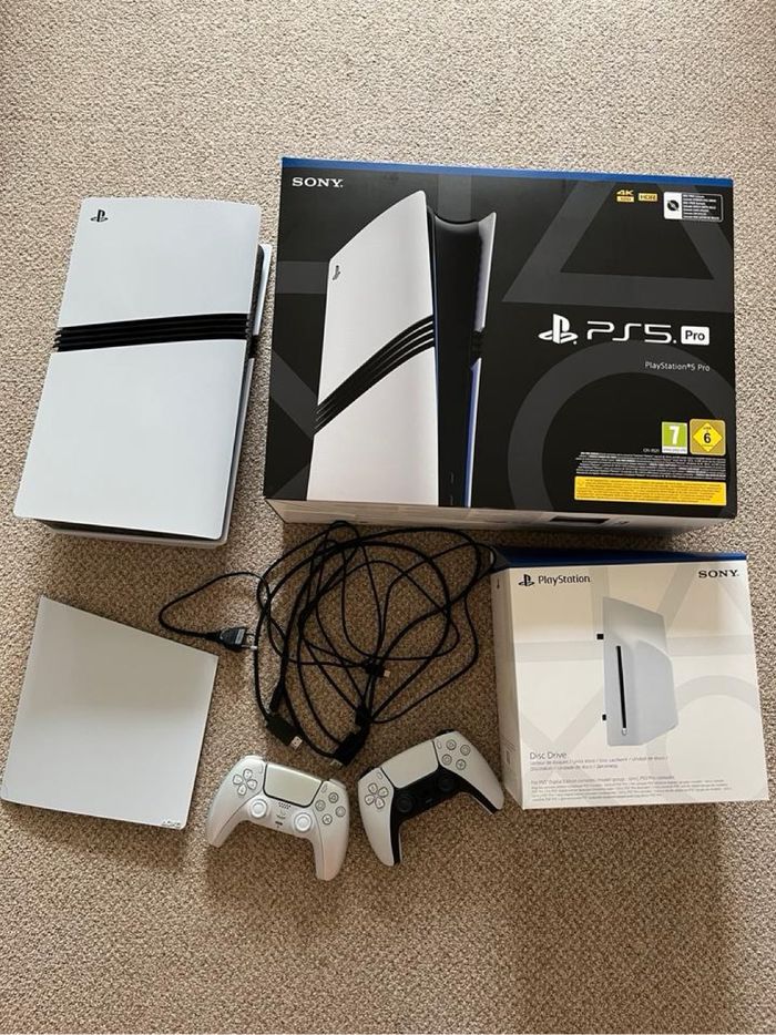 PlayStation 5 Pro TB Console PS5 proavec lecteur Manette PS 2