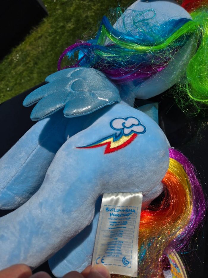 My little Pony Rainbow Dash Build a Bear 🌈 - photo numéro 5