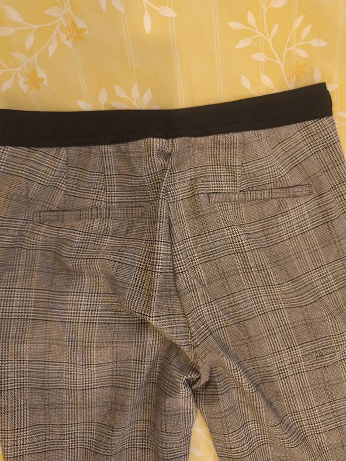 Pantalon Zara Femme Taille S Carreaux - photo numéro 3