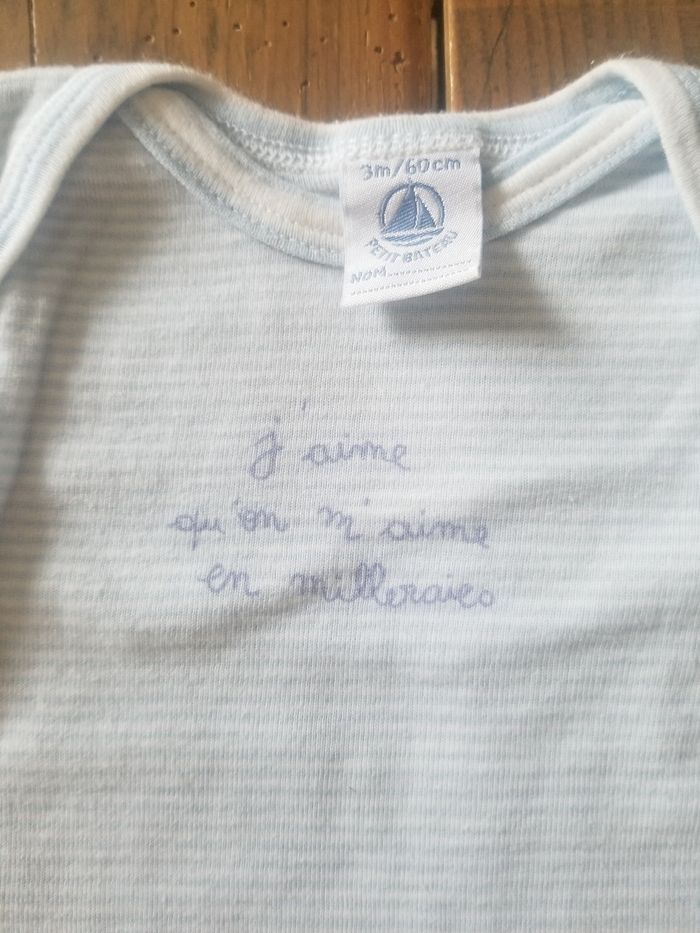 Lot bodies petit bateau - photo numéro 7