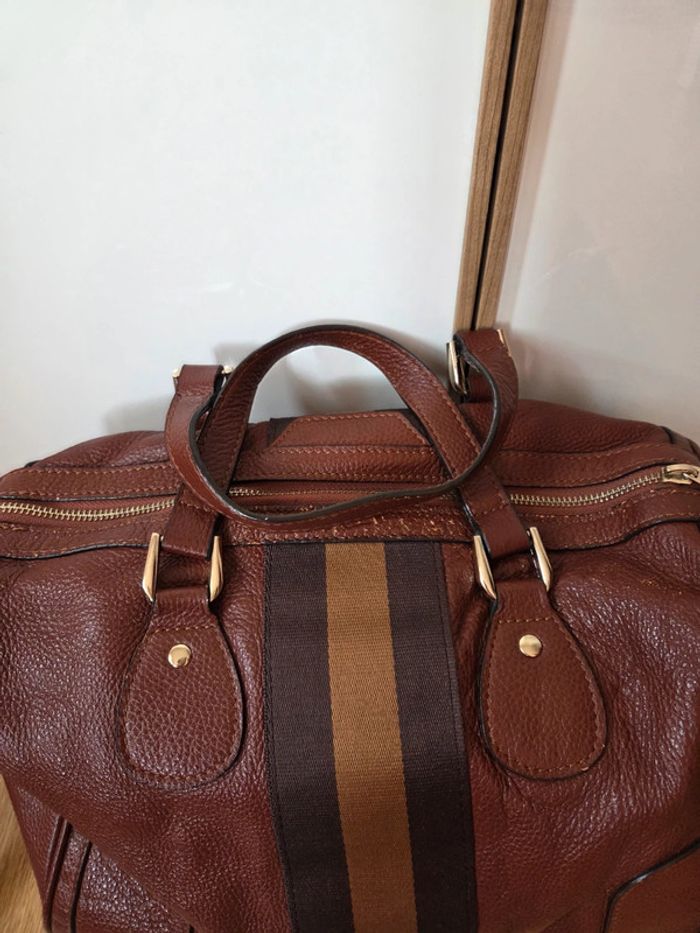 Sac en cuir 35x20cm - photo numéro 2
