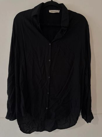 Chemise noire fluide Polo Bonetta - Taille 40