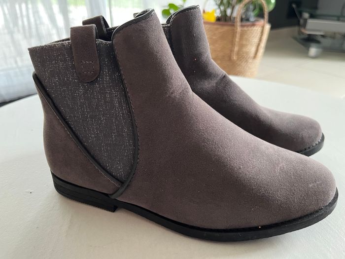 Bottines grises P.34