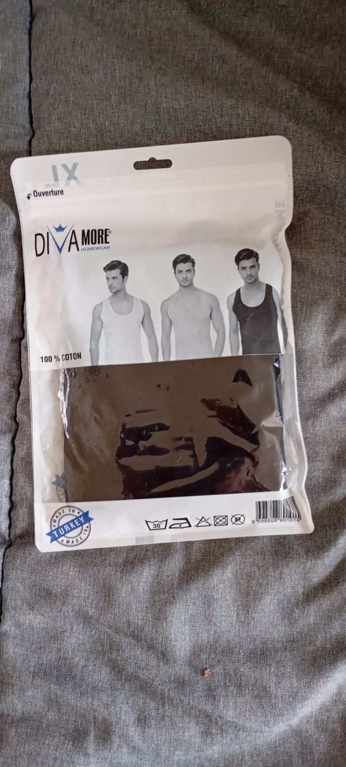 Débardeur noir pour homme - photo numéro 2