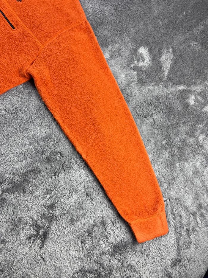 Pull polaire Timberland orange avec logo brodé – Taille XS (taille grand) - photo numéro 11