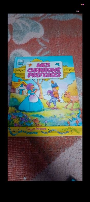 Livre mes chansons préférées