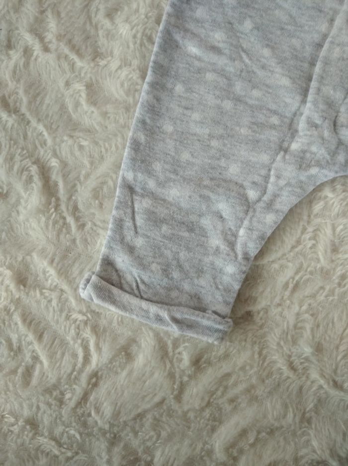 Pantalon style sarouel Fille 3 mois Lapin "Hello" Kiabi - photo numéro 4