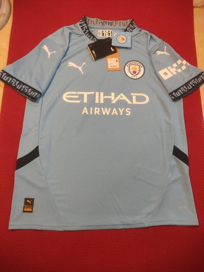 Maillot de foot Manchester City, Puma Authentique Officiel taille enfant 14/16 ans, Neuf