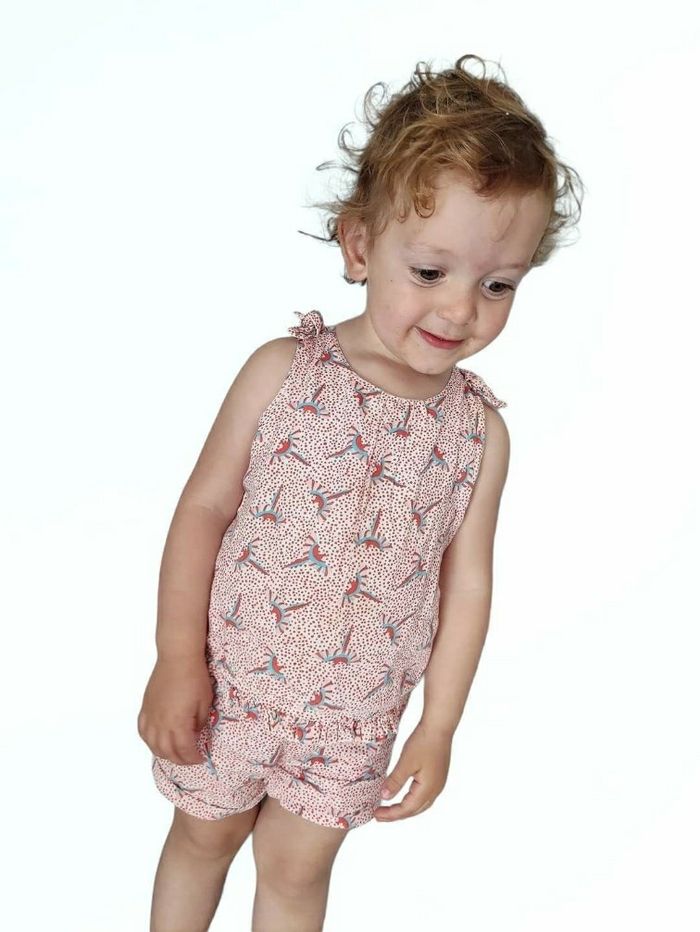 23 mois 2 ans combishort été tape a l oeil