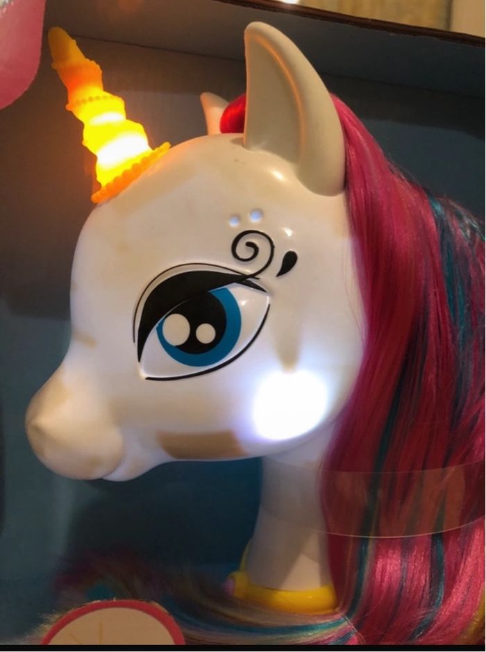 Tête à coiffer licorne interactive Lexibook - photo numéro 2